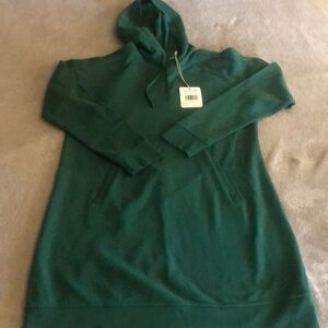 Toad & Co follow through hooded dress   Size large L new with tags